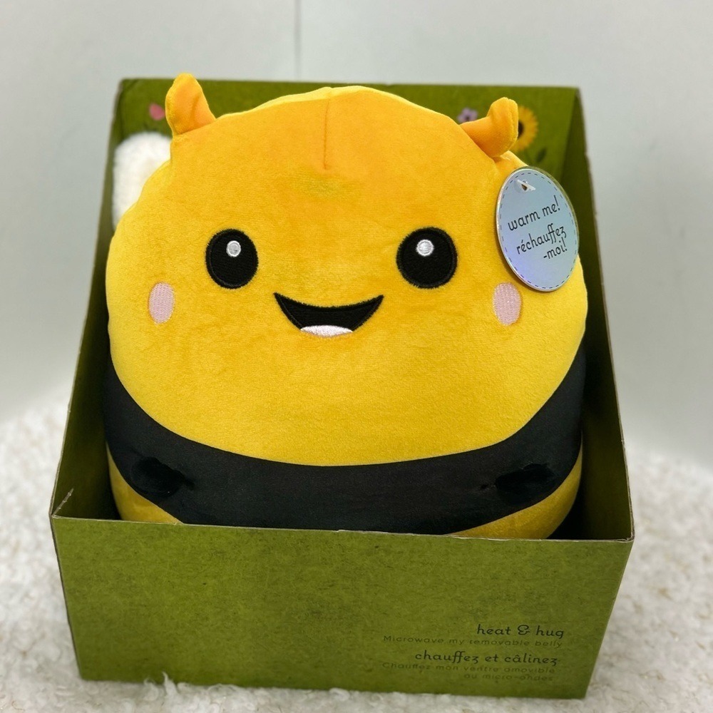 Snuggle Buddy Australia Heat & Hug Bumble Bee Microwavable Plush Toy‎ Yellow